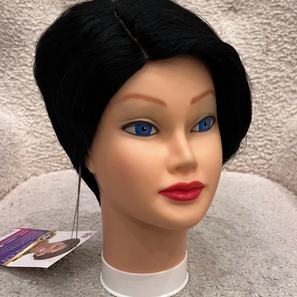 Pixie Layered Remy Human Hair Wig Short Black Wig New